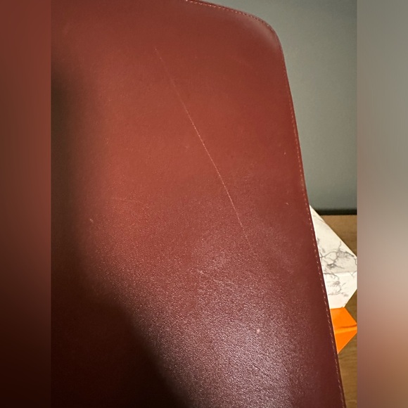 Cartier Embossed Leather Clutch - Picture 9 of 10